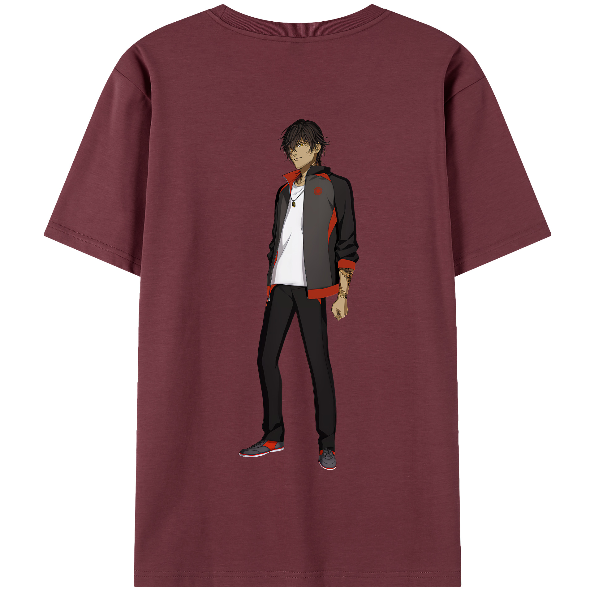 （画像用） 刀剣乱舞 Touken Ranbu 綿100％半袖Tシャツ（背面プリント）